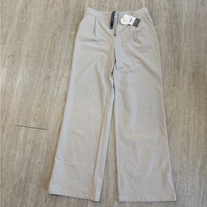 Vuori Elevation High Waist Flare Pants ecru heather, women trouser pant size sm